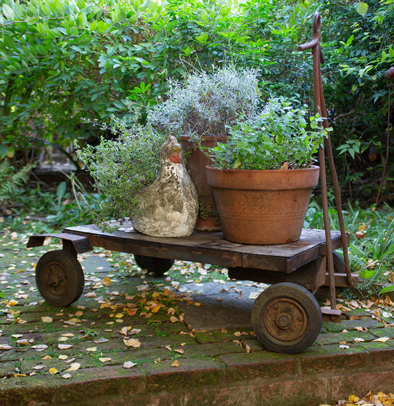 Vintage 4 Wheel Garden Trolley
