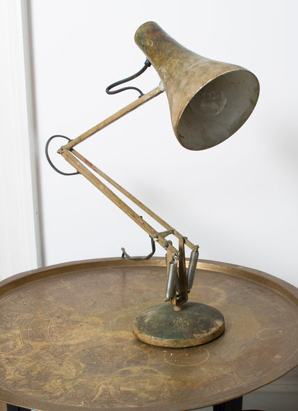 Vintage Gold Anglepoise Desk Lamp