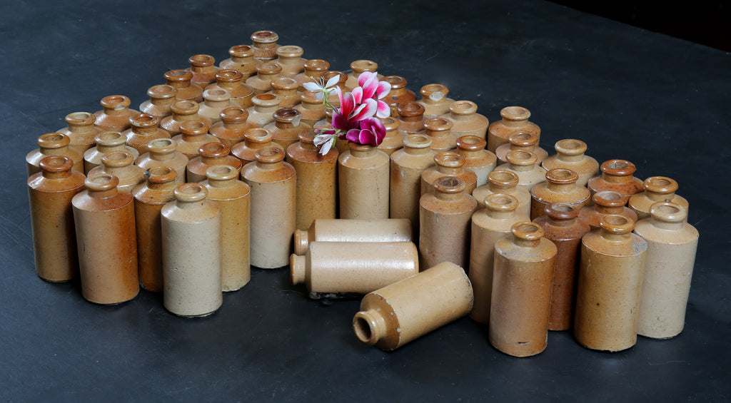 Stoneware Medicine Bottles