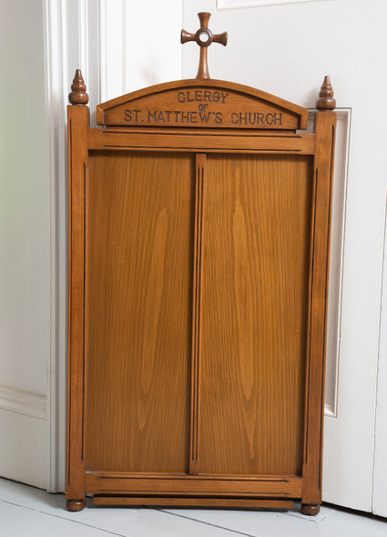 Wooden church Notice Board