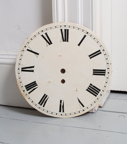 Plain White Clock Face