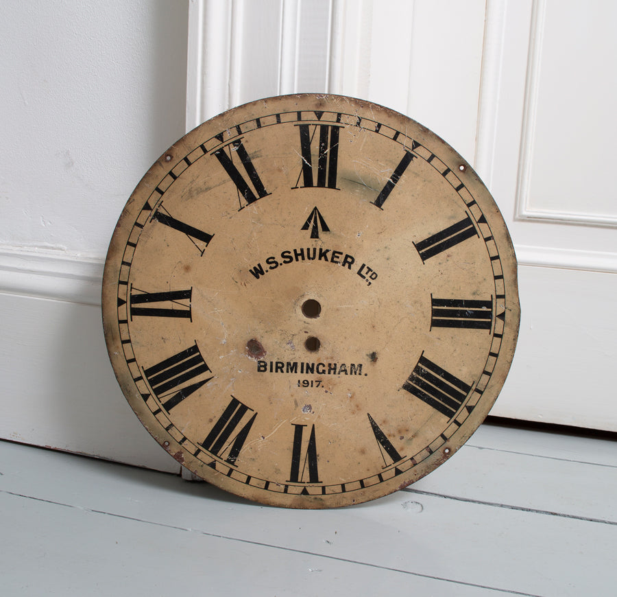 W.S. Shucker Ltd Clock Face